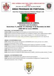INVESTITURE DU GRAND PRIEURE DU PORTUGAL NOVEMBRE 2022 LISBONNE_1