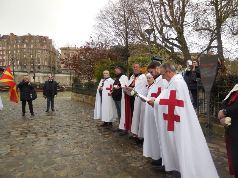 	Cérémonie Jacques de Molay sur 