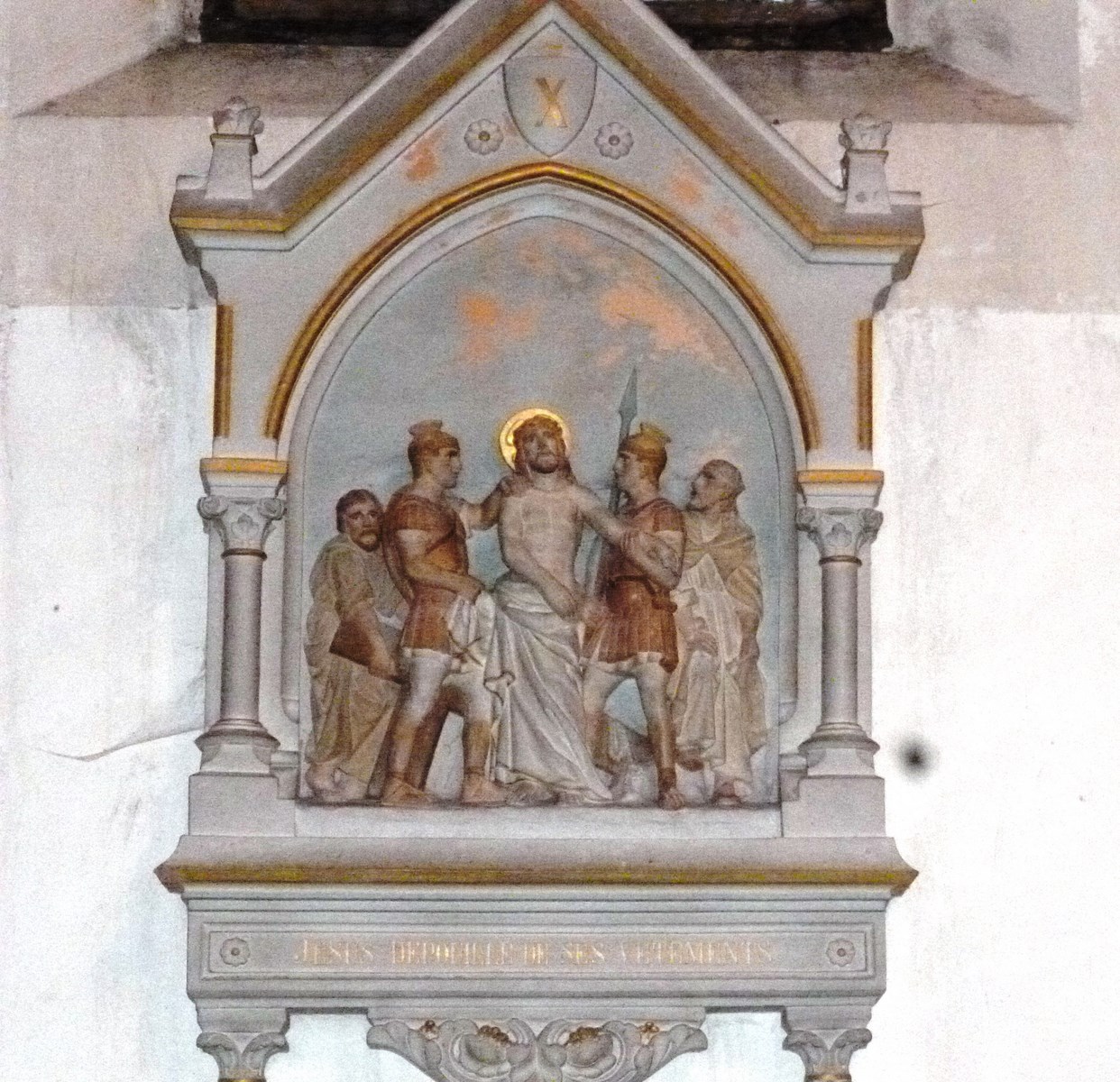 CHAPITRE DANS L'EGLISE DU VILLAGE D'HUGUES DE PAENS JUIN 2014
