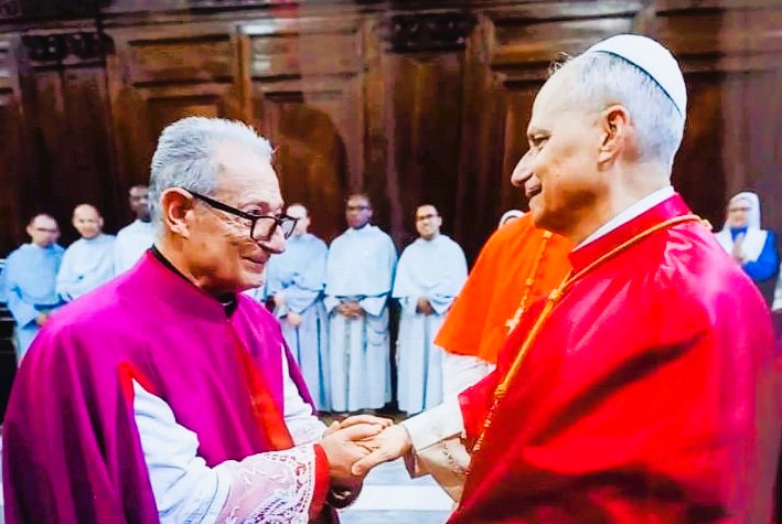 Aumônier Général de l&rsquo;Ordre templier aux côtés de sa sainteté le Pape Léon XIV